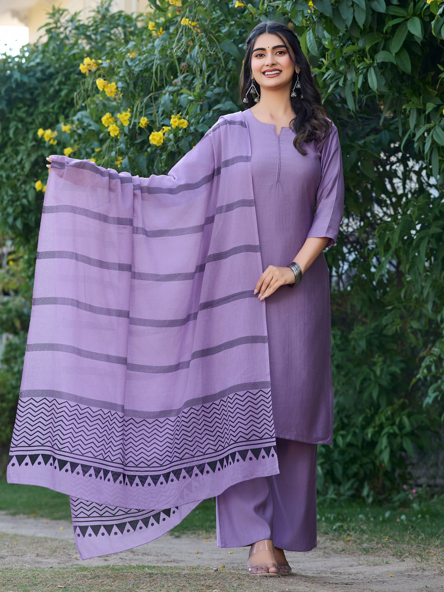Yagnik Fashion Women Kurta with Trousers & Dupatta set - Yagnik Fashion
