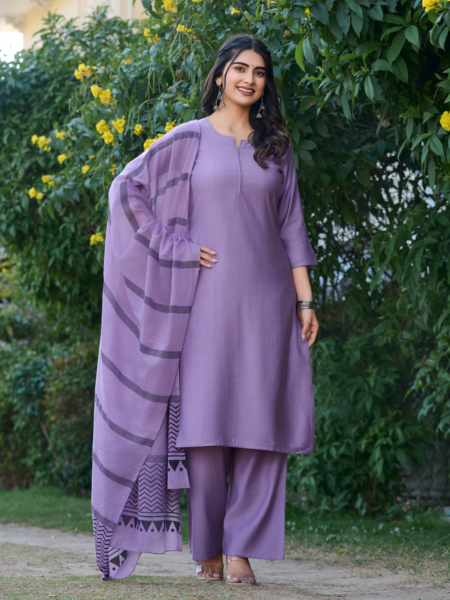 Yagnik Fashion Women Kurta with Trousers & Dupatta set - Yagnik Fashion