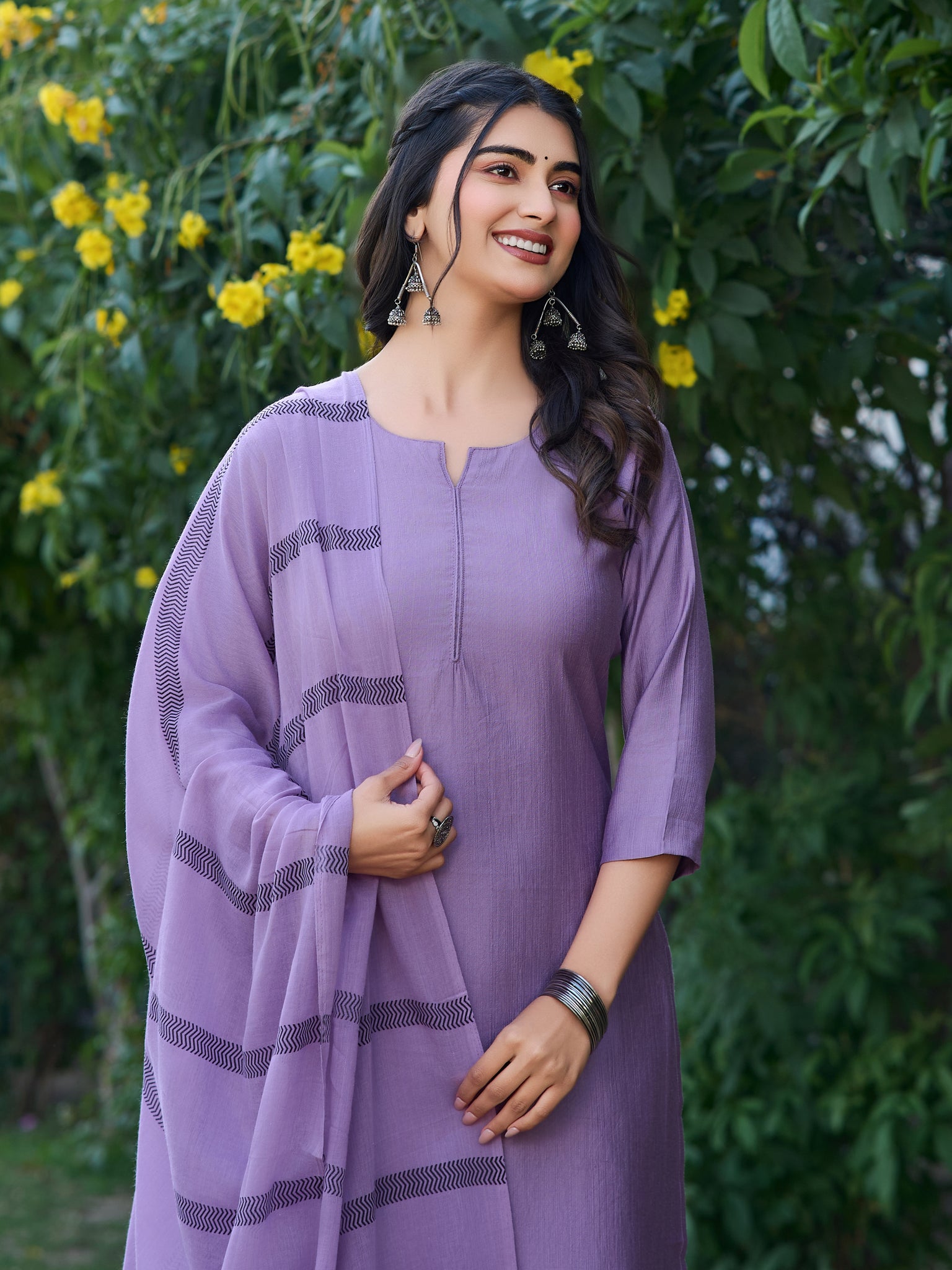 Yagnik Fashion Women Kurta with Trousers & Dupatta set - Yagnik Fashion
