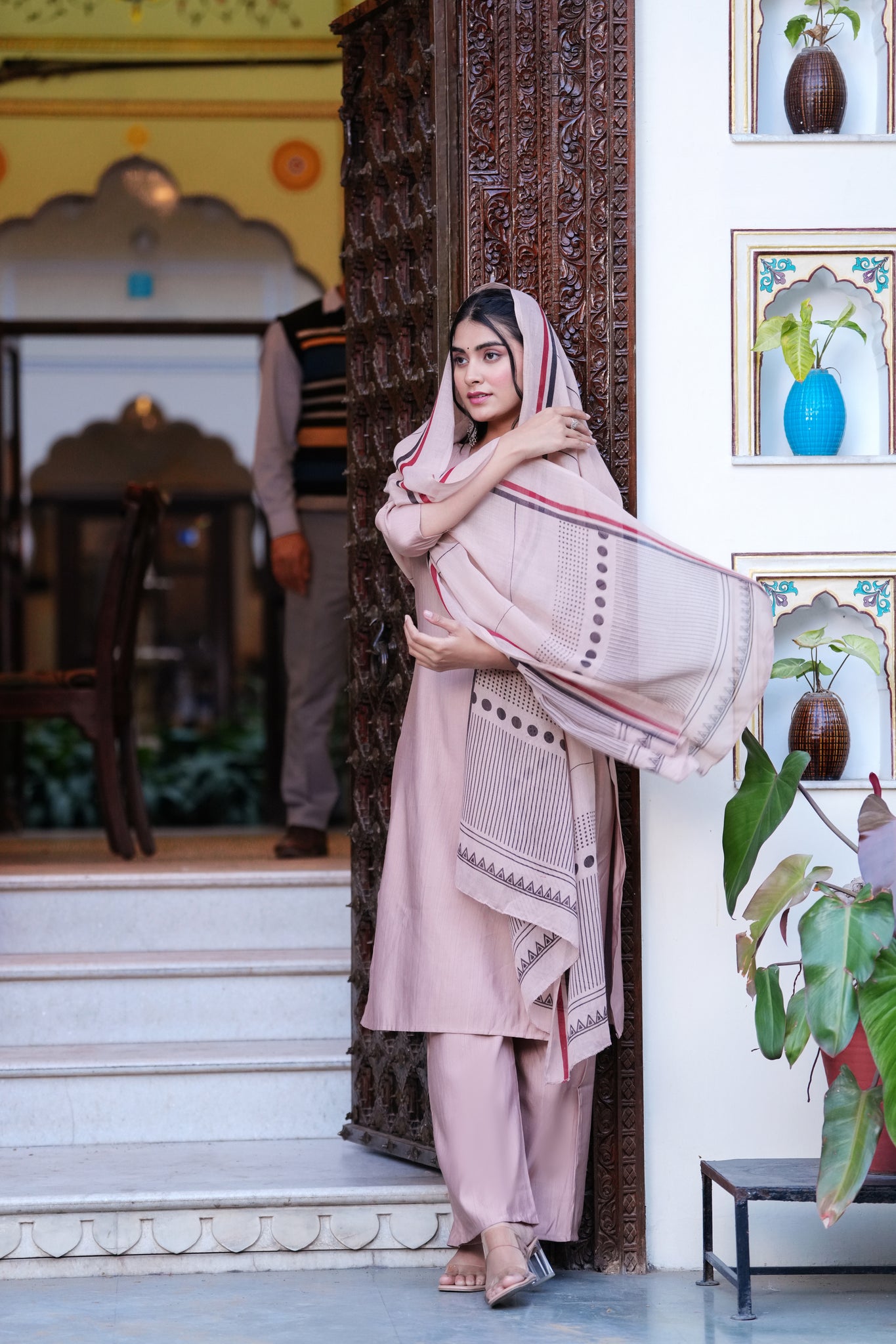 Yagnik Fashion Women Regular Kurta with Trousers & Dupatta set - Yagnik Fashion
