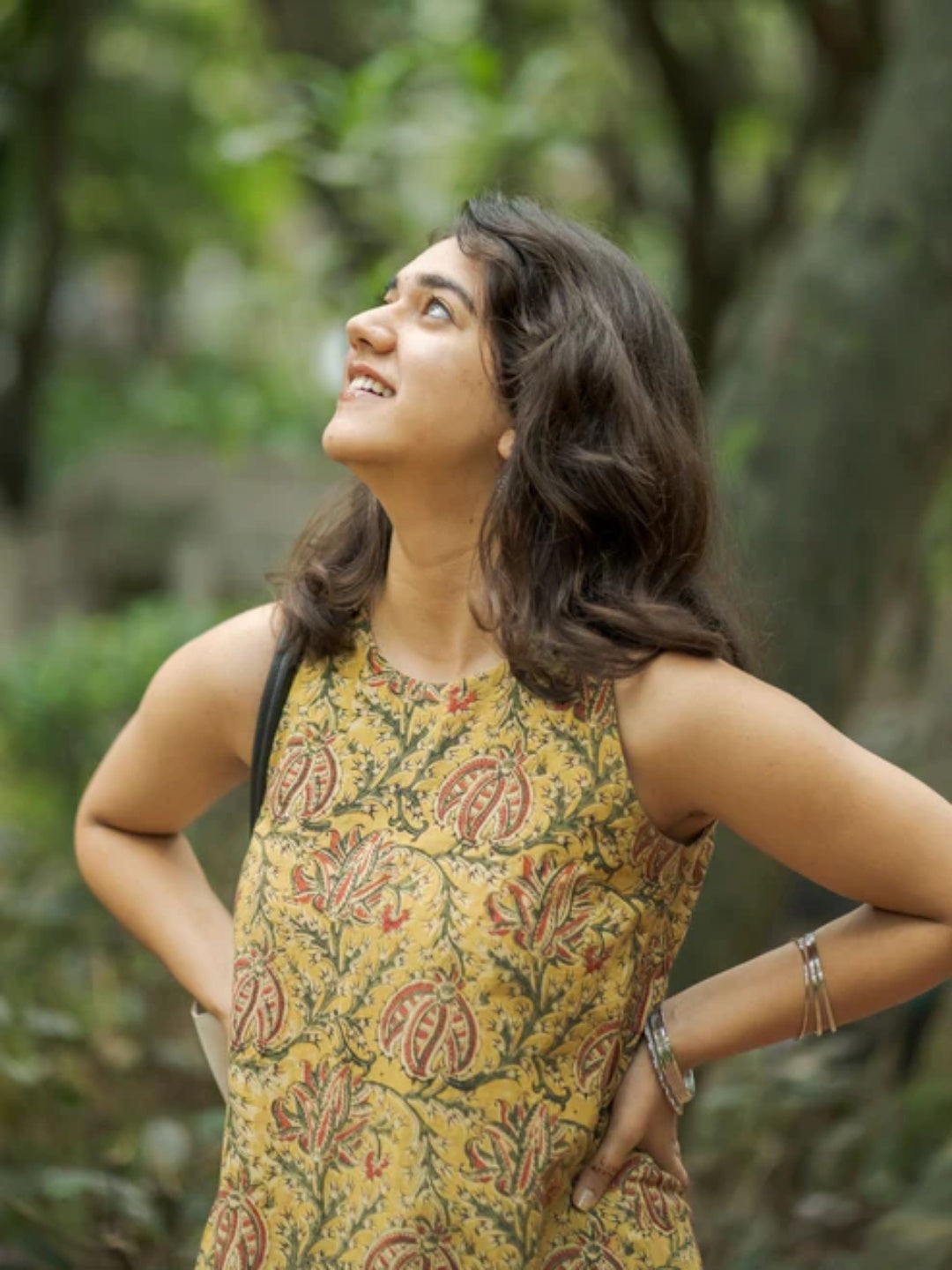 YAGNIK FASHION Floral Printed Round Neck Straight Kurta With Palazzos - Yagnik Fashion