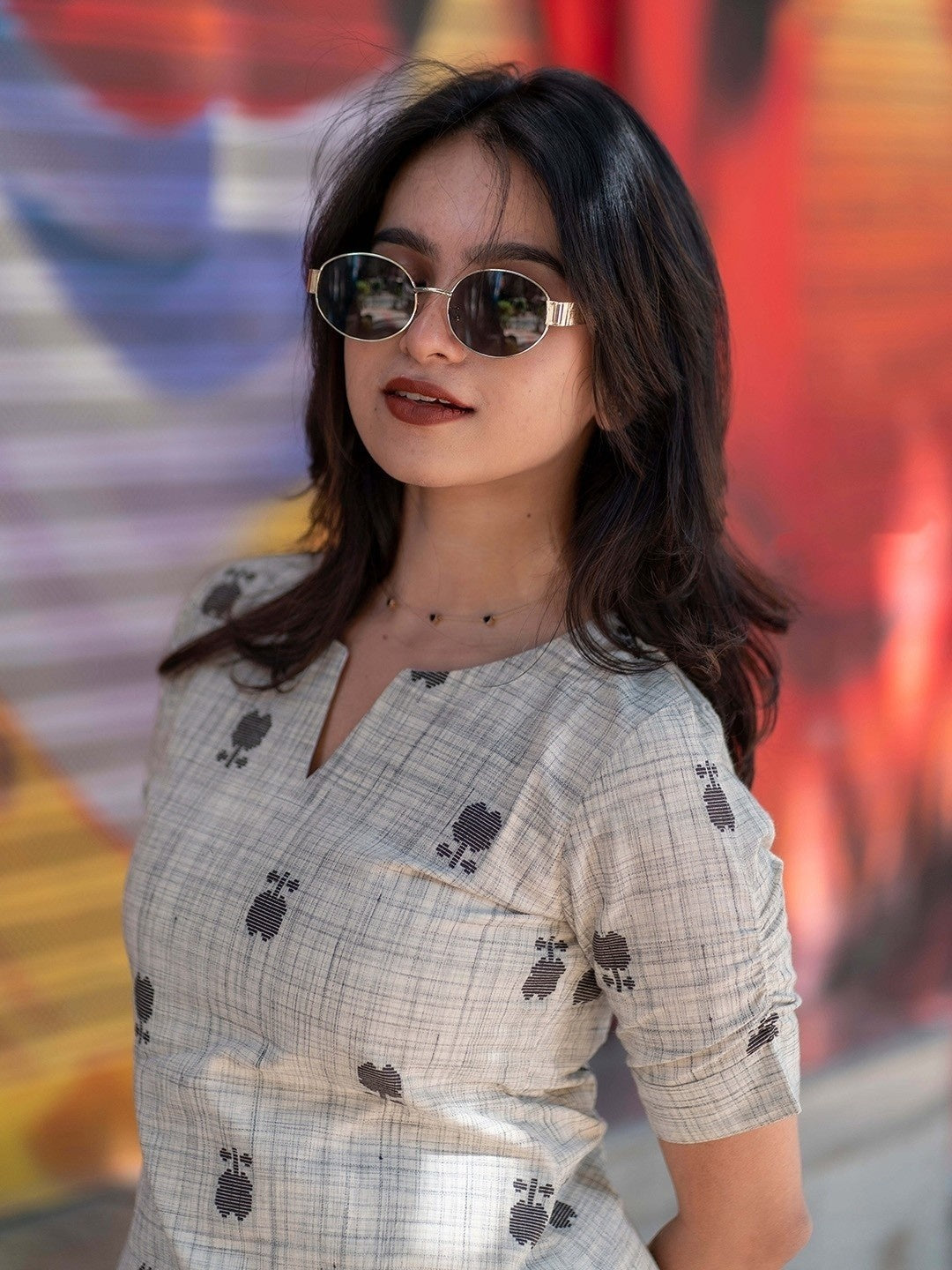 YAGNIK FASHION Women Floral Printed  Regular Kurta with Trousers