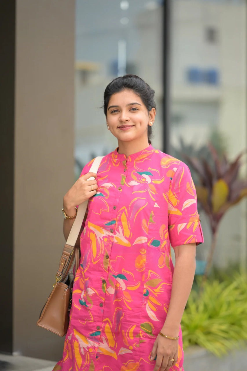 YAGNIK FASHION Women Floral Printed Regular Kurta Set - Yagnik Fashion