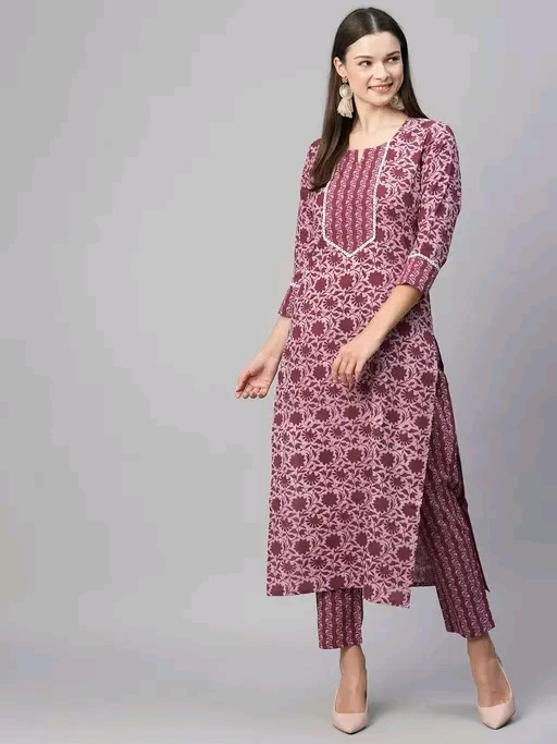 Yagnik Fashion Women's Floral Round No Dupatta Kurta Sets