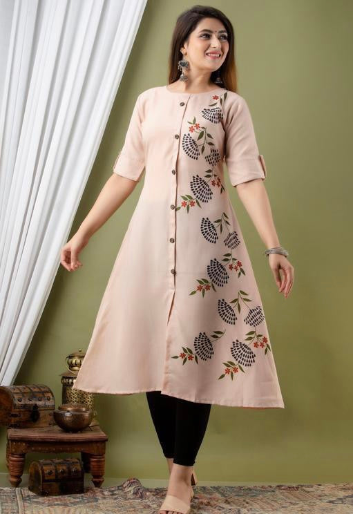 YAGNIK FASHION PRETTY COTTON DESIGNER KURTI - Yagnik Fashion